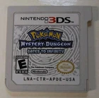Pokemon Mystery Dungeon Gates to Infinity (Nintendo 3DS, 2012) Cart Only