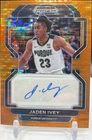 Panini 2022 Prizm Draft Picks Jaden Ivey Autograph Orange Prizm #DP-JIV /49
