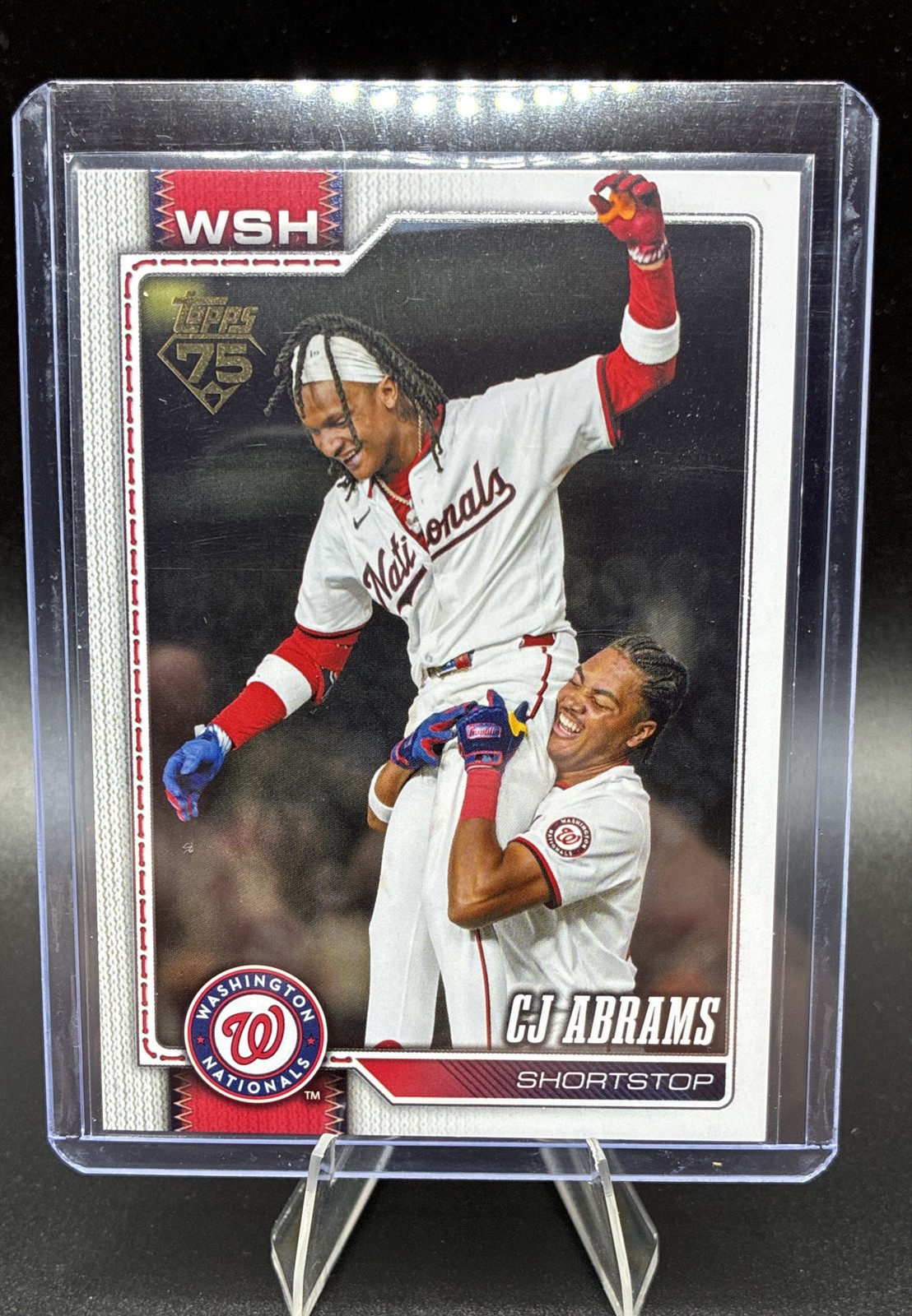 2026 Topps Series 1 - C.J. Abrams #152 Golden Mirror Image Variations