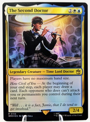 The Second Doctor (Foil) | MTG WHO | Azorius Group Hug Draw | Rare | NEW NM