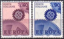 Timbres Europa CEPT Italie 968/969 ** - 85332FU