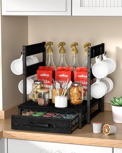Evermagin Coffee Pod Drawer for K Cup, 35 Pods K-Cup Holder Organizer with Cu... - Picture 2 of 8
