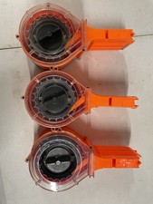 Lot 3 Nerf N-Strike Elite 25 Max Round Ammo Drum Magazine Replacement Dart Clips