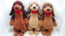 Amigurumi gehäkelt, Hund, Dackel, Dachshund,...