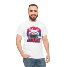Ketamine Cat – Lustiges Ketamin Katze Vaporwave Design FREE SHIPPING