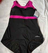 NWT Dolphin Aquashape conservative lap swimsuit woman  s Sz 14