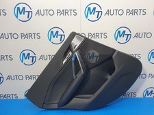 BMW X1 SERIES DOOR CARD PANEL REAR LEFT SIDE VEGANZA LEATHER BLACK U11