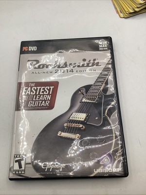 Rocksmith 2014 Edition PC Mac DVD Learn Guitar Game Only No Cable Ubisoft CIB