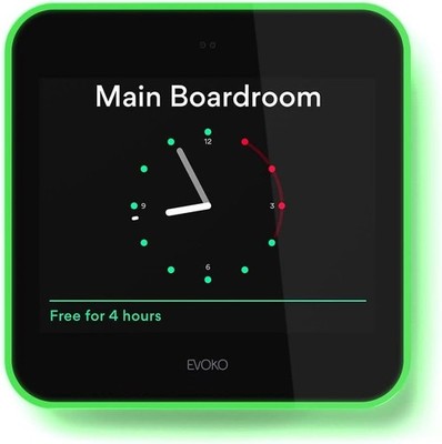 EVOKO Erm2001 Liso Room Manager 8'' Touch Monitor Space Booking Door Sign (New)