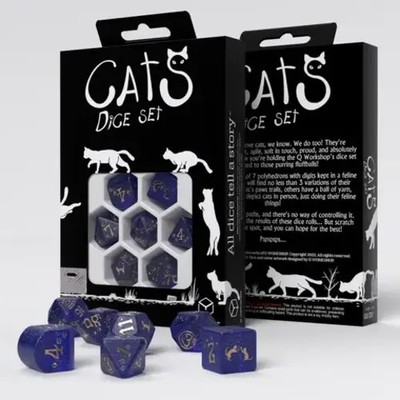 CATS Modern Dice Set: Meowster | Q-Workshop | EAN 5907699496686