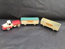 JRD 1/43 Cirque attractions foraines Camion Unic + 2 remorques