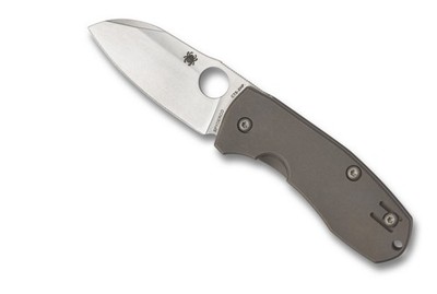 Spyderco Marcin Slysz Techno 2 Folding Knife 2.55 CTS-XHP Stonewashed Plain