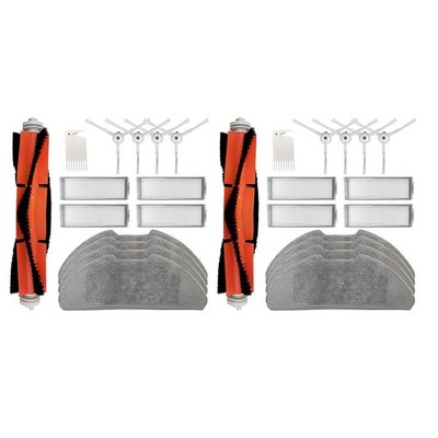 2X für  Mi Robot Vacuum Mop 2 Pro Robot Vacuum Zubehörset, Hauptbürste, Rei6546