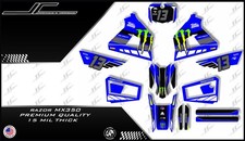Razor MX350 NEW MODEL graphics kit decals THICK AND HIGH GLOSS