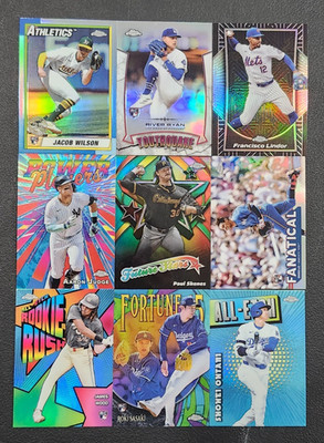2025 Topps Chrome INSERTS with Rookies You Pick - 2 Card Minimum