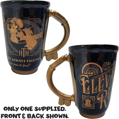 Disney Store The Hollywood Tower Of Terror Hotel Tasse Schlüsselgriff Aufzug Reparatur