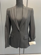 Stella McCartney Black Blazer Jacket Sz 40 100 Wool 2300