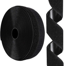 3/4 Inch X 26 Feet Hook and Loop Tape Sticky Back Fastener Roll, Nylon Self Adhe