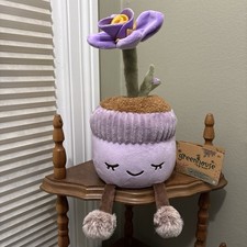 Greenhouse by Russ Aster Orchid Plush Plant 12  Purple Flower Jazwares NWT Rare