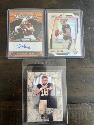 Panini Spencer Rattler Rookie Card Lot Prizm Absolute Saints Auto Patch
