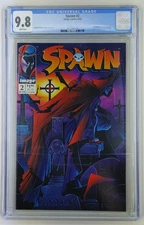 Spawn 2 CGC 9.8 Todd Mcfarlane Image first appearance Violator 1991 Al Simmons