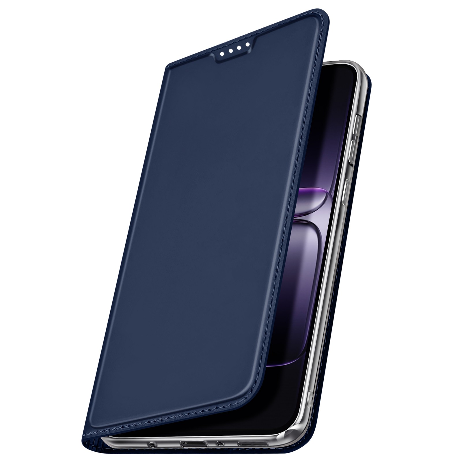 Protection OnePlus Nord 5 Dux Ducis Skin Pro étui bleu nuit avec fente carte bancaire