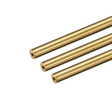 3Stk Messing Rohr 3mm AD 1mm Wand Dicke 250mm L&auml;nge Rund Schlauch Schl&auml;uche