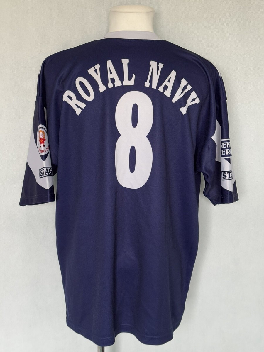 Royal Navy Rugby League #8 Stag match worn shirt jersey size XXL