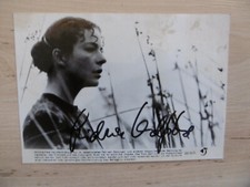 Gudrun Landgrebe autograph signed 13x18 press picture B/W