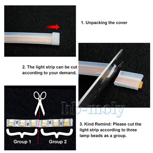 45cm Ultra Thin Soft Car LED Red/Amber DRL Headlight Strip Light Sequential 12V - Picture 2 of 12