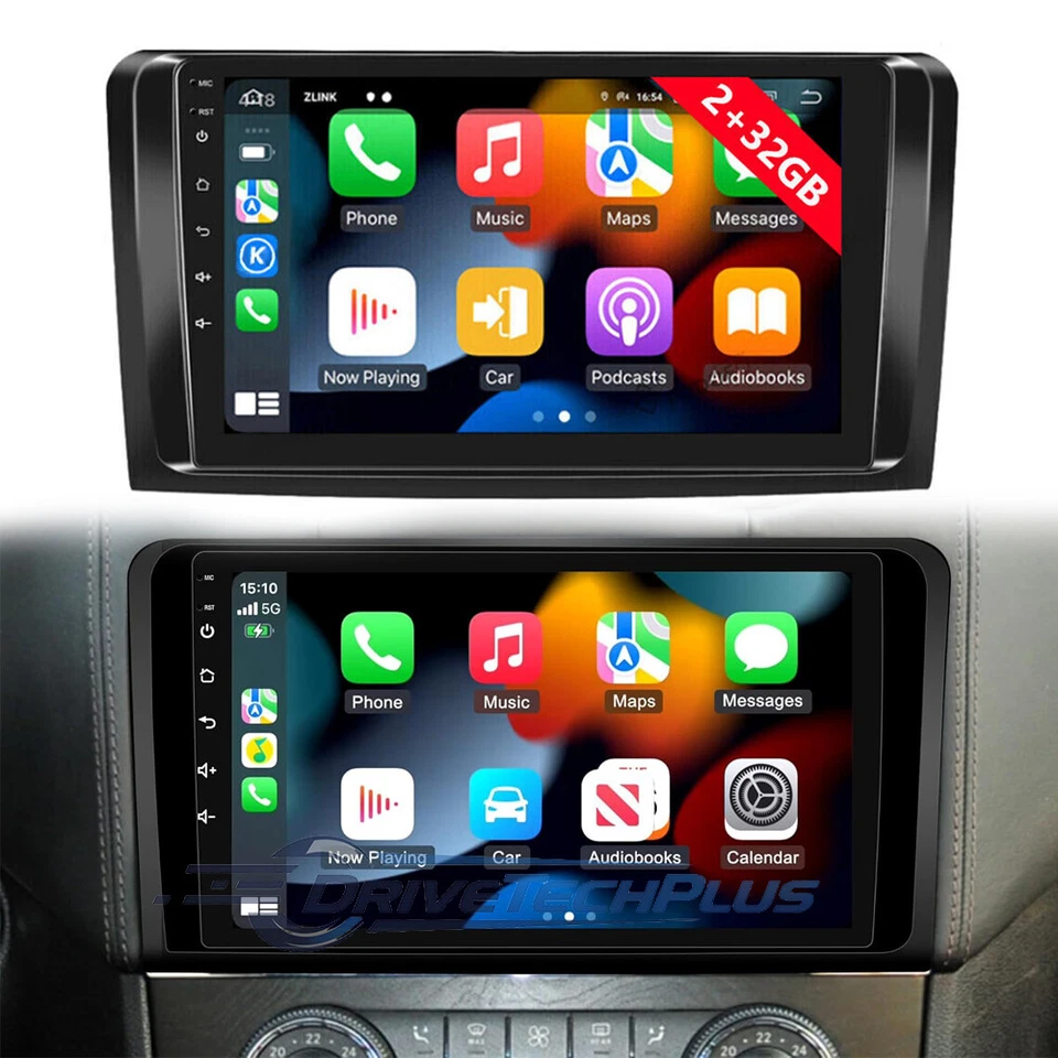For Mercedes Benz W164 ML500 GL350 GL450 Android 12 Carplay Car Stereo GPS Radio - Imagem 3 de 4