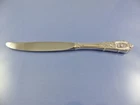 ROSE POINT 1934 DINNER KNIFE MODERN BLADE BY WALLACE STERLING