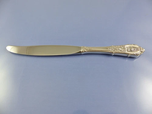 ROSE POINT 1934 DINNER KNIFE MODERN BLADE BY WALLACE STERLING