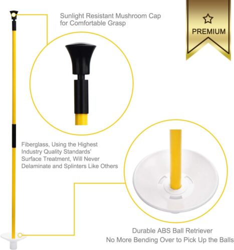 Golf Flagstick, Practice Putting Green Flag Stick for Yard, Golf Pole Pi - Picture 2 of 2