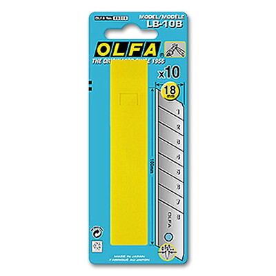 OLFA LB-10B 10 blades heavy-duty cutters knives cutting use mounted Genuine