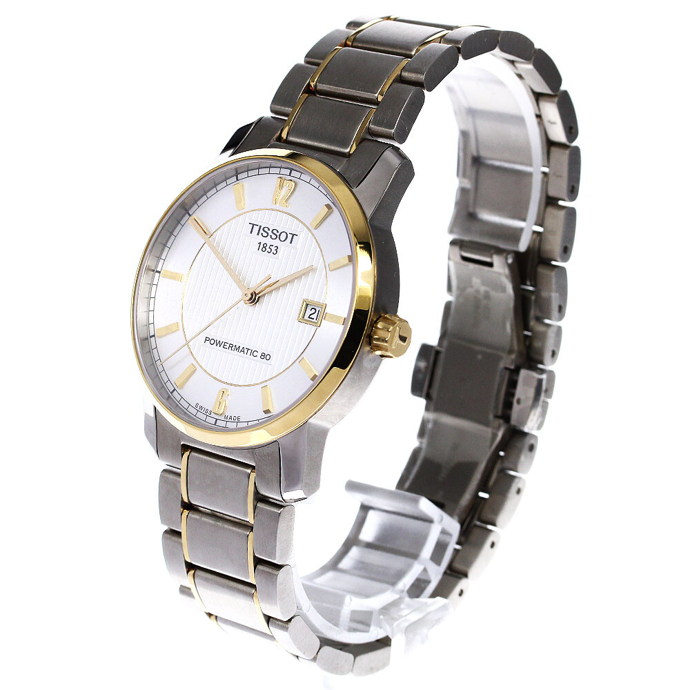 TISSOT Powermatic 80 T087407A Titanium Silver Dial Automatic TISSOT Powermatic 80 T087407A Titanium Silver Dial Automatic