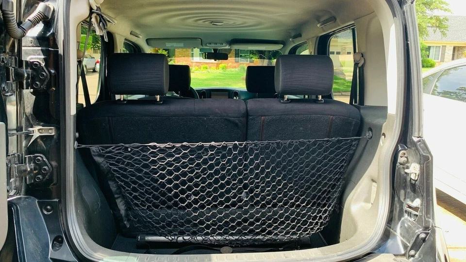 Red de carga organizadora de malla estilo sobre maletero trasero para Nissan Cube 2009-2014 nueva Foto 4 de 4