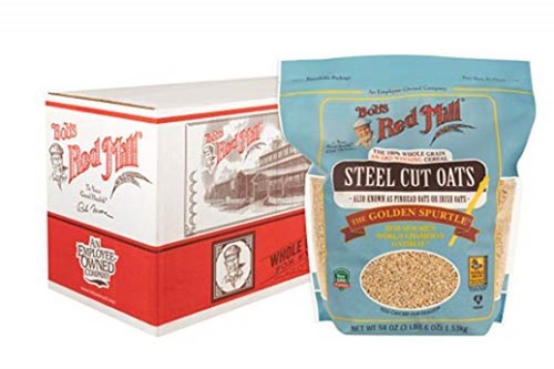 Bob's Red Mill Steel Cut Oats, 216 oz (4 x 54 oz Pack) - Whole Grain Oats 