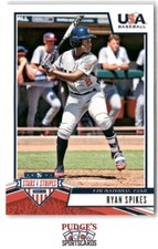 Ryan Spikes 2019 Panini Stars & Stripes USA Baseball #50