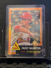 Packy Naughton RC 2022 Topps Chrome Platinum - Orange Toile #15/25 - #396