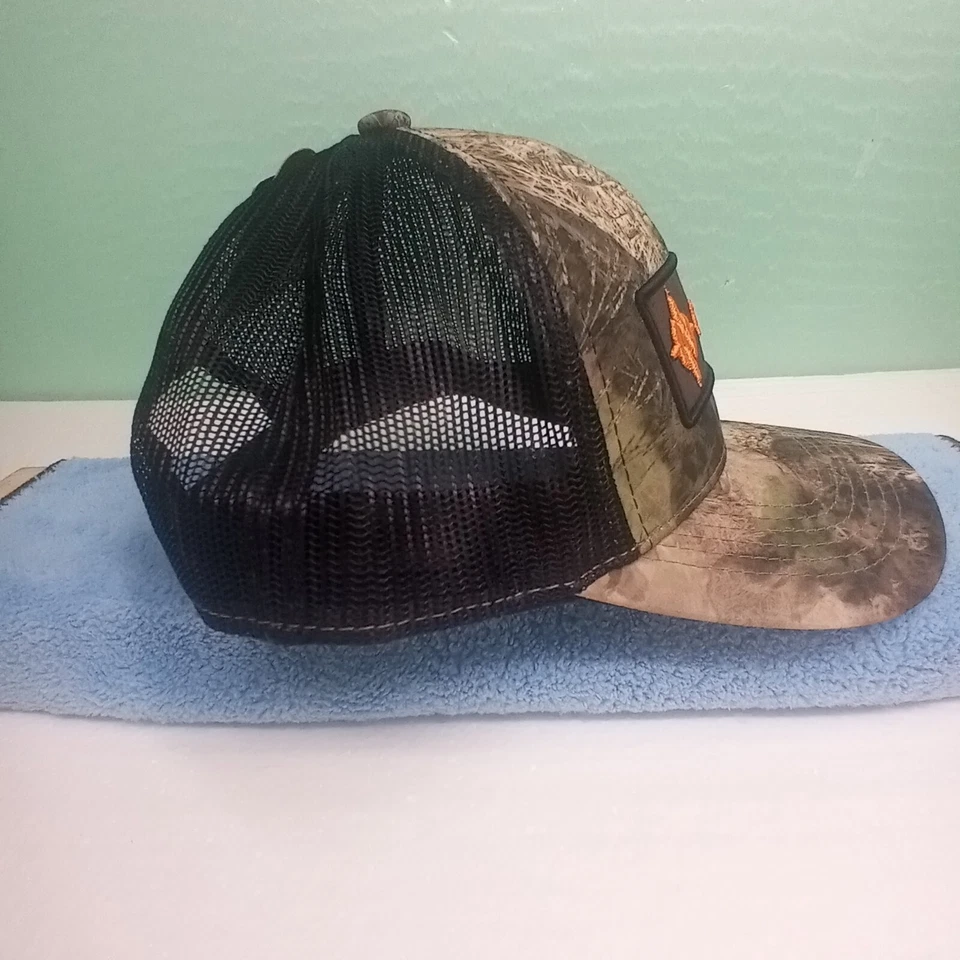 Nomad Mossy Oak Camo Snapback Hunting Baseball Cap Half Mesh NWT - Image 3 of 4