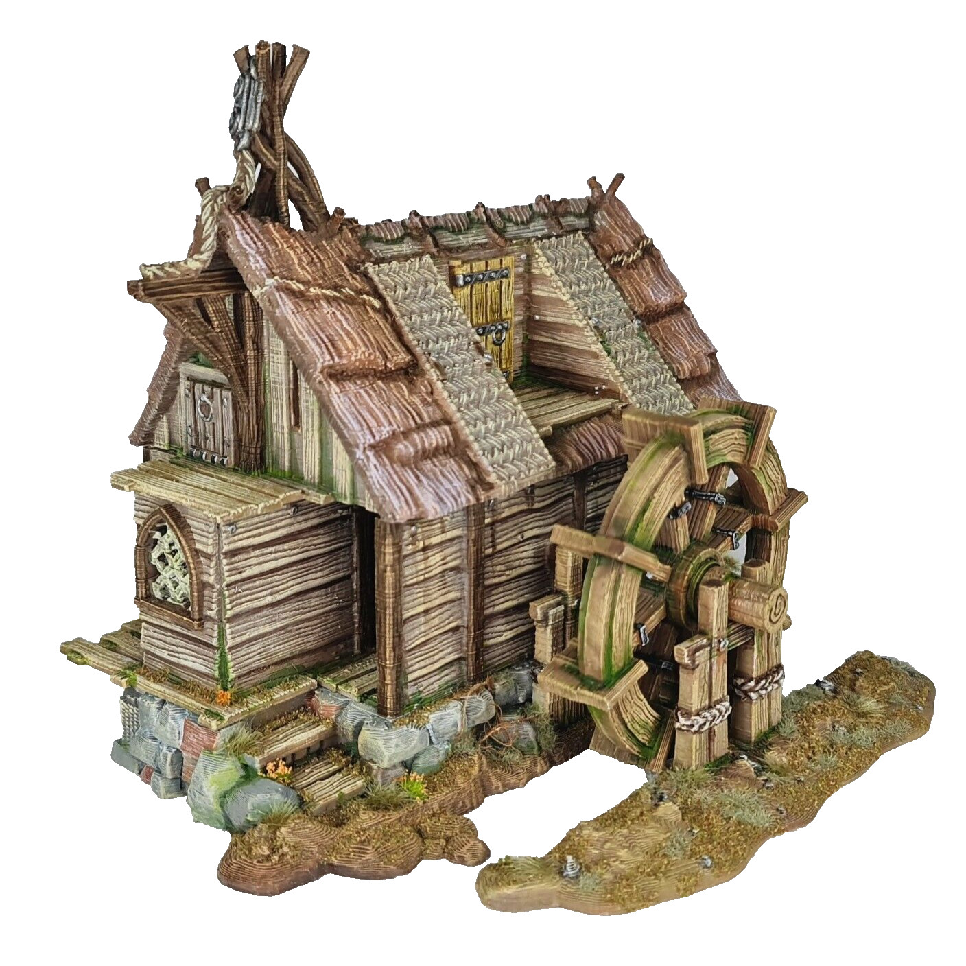 Medieval Town - Watermill - The Frost 28mm Wargame/RPG/AOS/LOTR/DnD Terrain