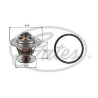 Gates Thermostat KüHlmittel 84°C FüR VW Golf III TH13684G1