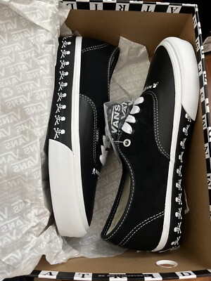 Size 9 - VANS Authentic LX VLT x Mastermind World Low Black White