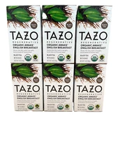 Tazo Regenerative ORGANIC AWAKE®ENGLISH BREAKFAST- 16 Tea Bag Each - 6 PACK