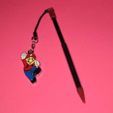 3DS Retractable Stylus with Mario Charm - Stylus  Charm for DS System