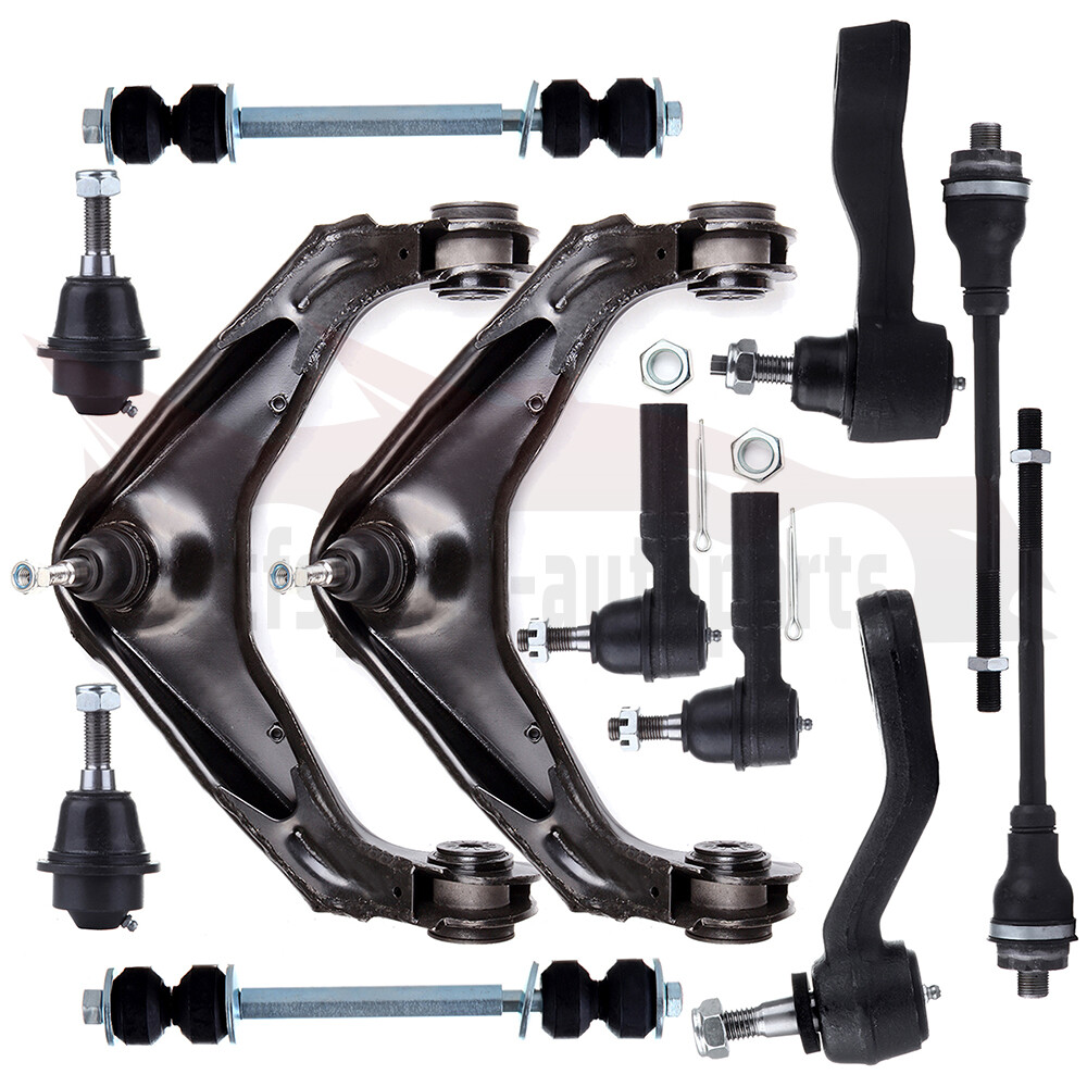 2001-2006 GMC Sierra 1500 HD 12-Piece Front Suspension Control Arm Kit