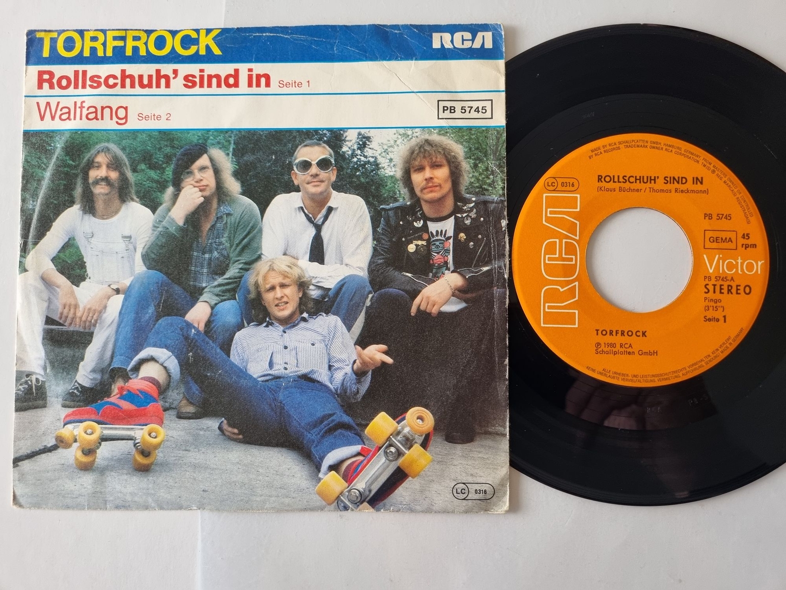 Torfrock - Rollschuh' sind in 7'' Vinyl Germany