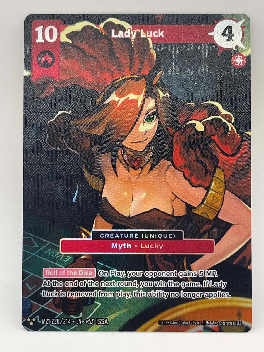 Lady Luck Alt Art Metazoo 2025 Base Set MZ1 228/214 Alternate Art