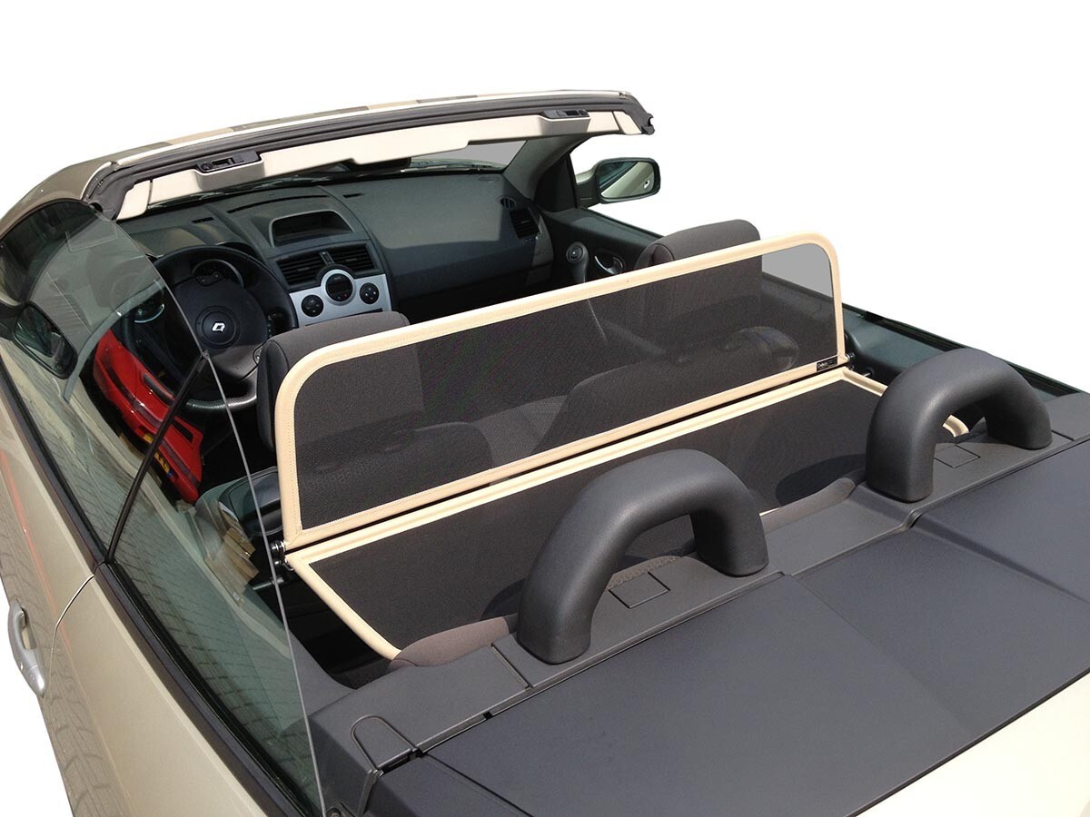 WIND DEFLECTOR FITS RENAULT MEGANE CC 2004-2011 BEIGE DRAFTSTOP | eBay